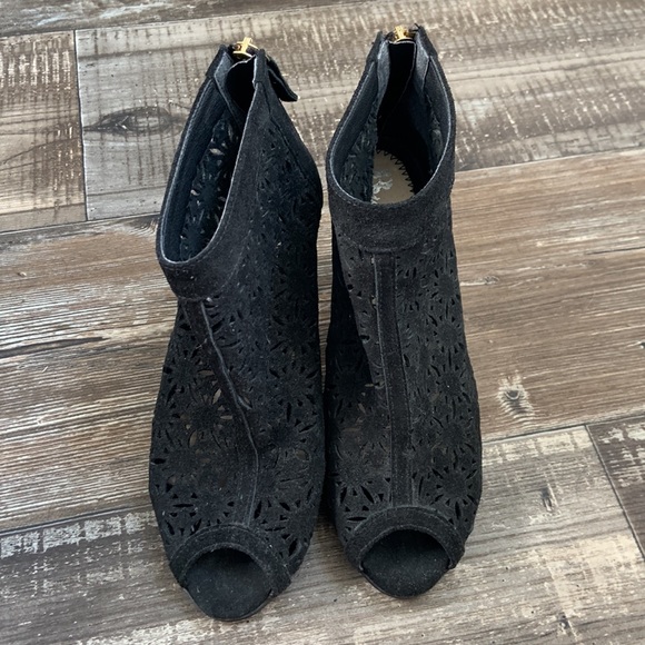 Browns Peep Toe Booties - Picture 2 of 7